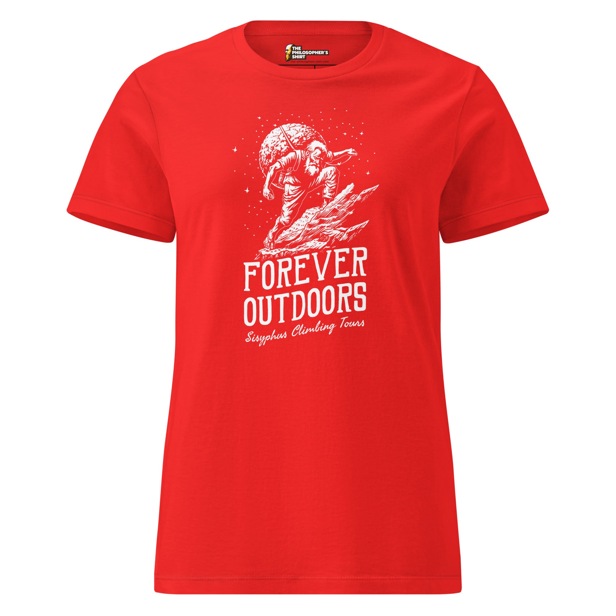 Forever Outdoors - Sisyphus Climbing Tours - Women’s T-shirt - The Philosopher's Shirt