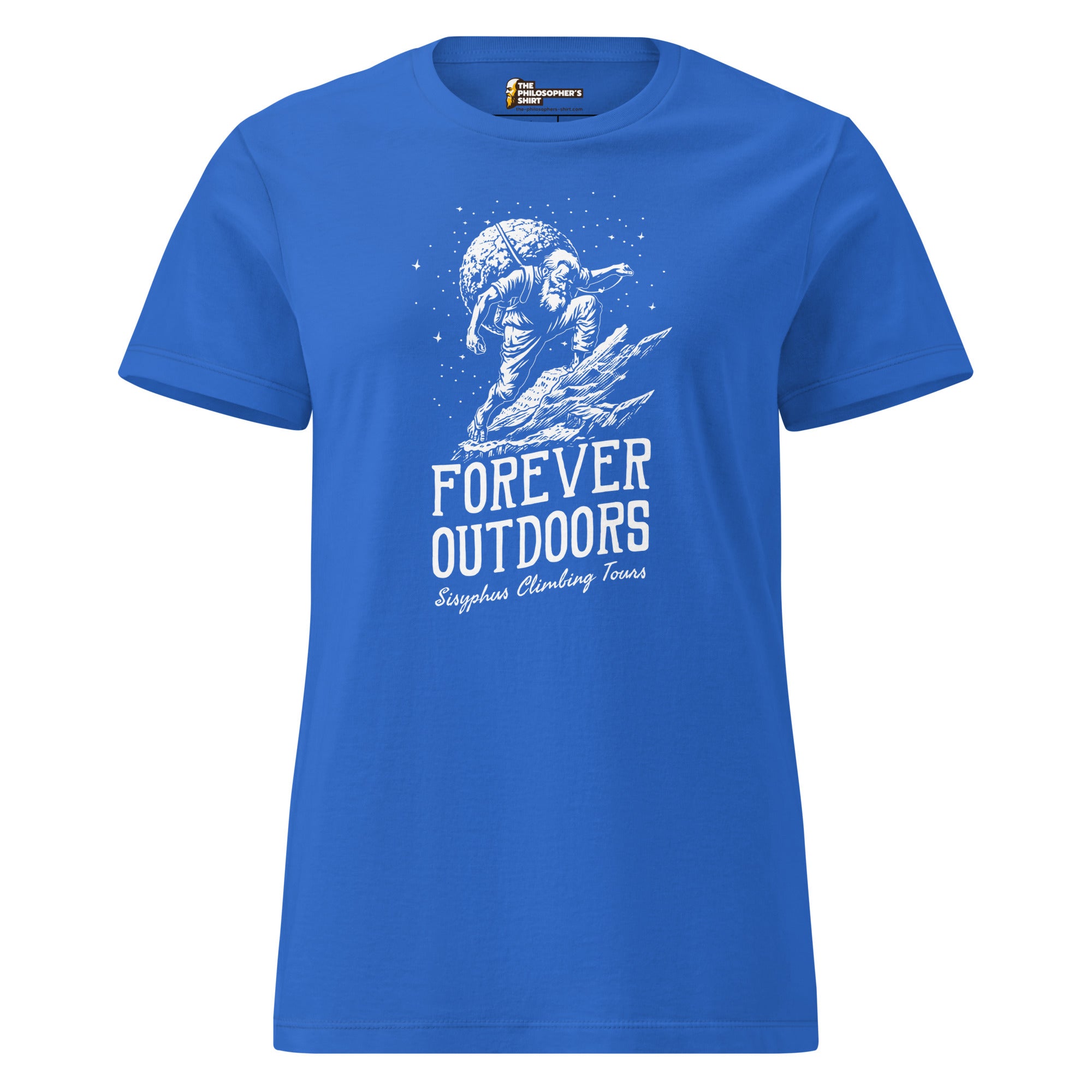 Forever Outdoors - Sisyphus Climbing Tours - Women’s T-shirt - The Philosopher's Shirt