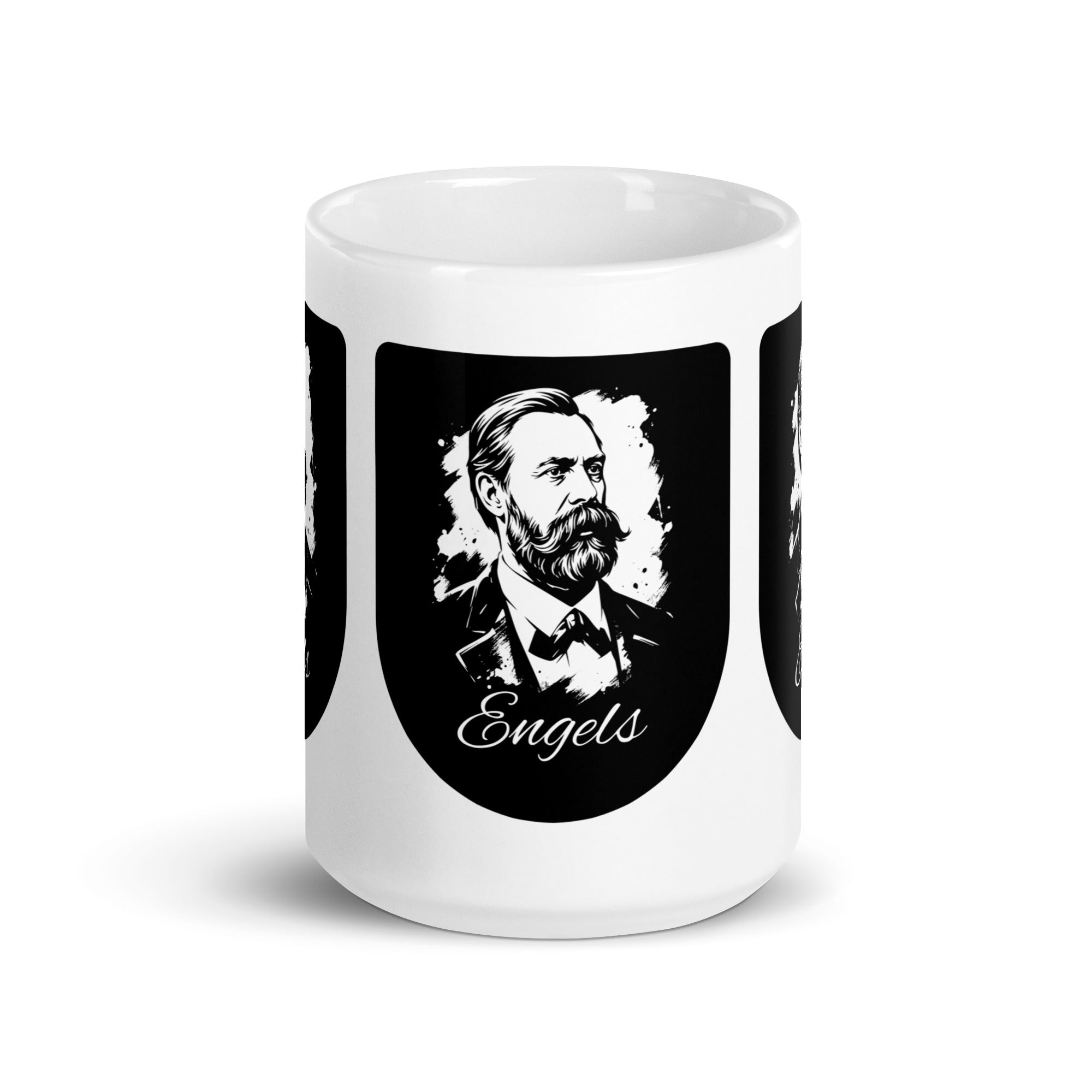 Friedrich Engels Portrait - Mug - The Philosopher's Shirt