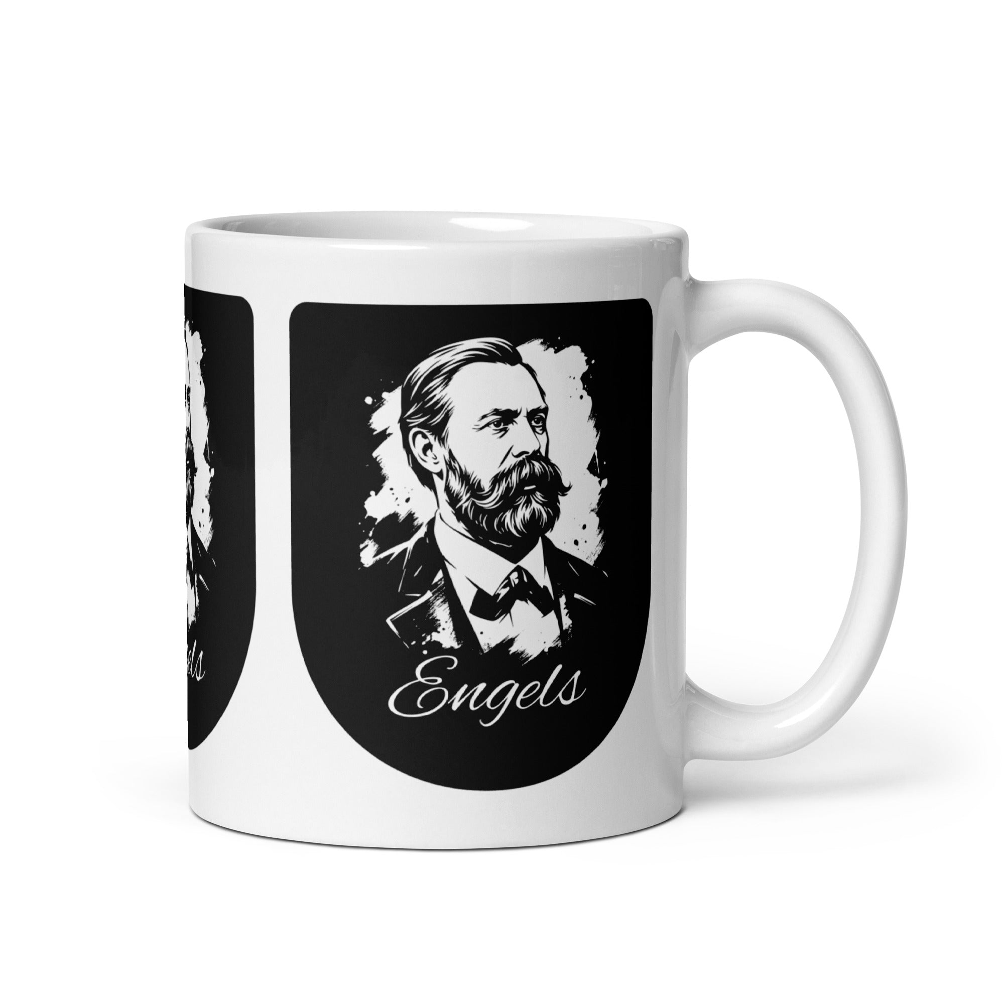 Friedrich Engels Portrait - Mug - The Philosopher's Shirt