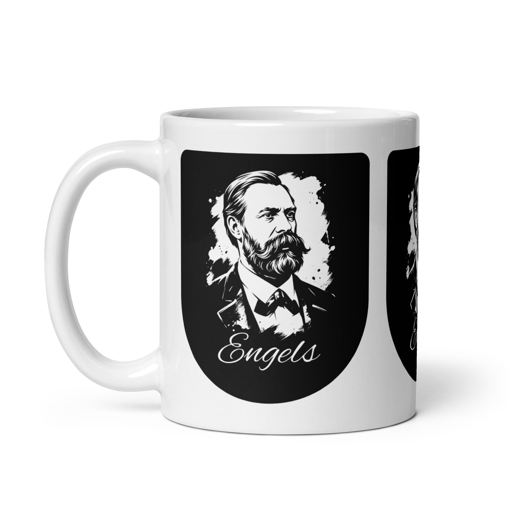 Friedrich Engels Portrait - Mug - The Philosopher's Shirt