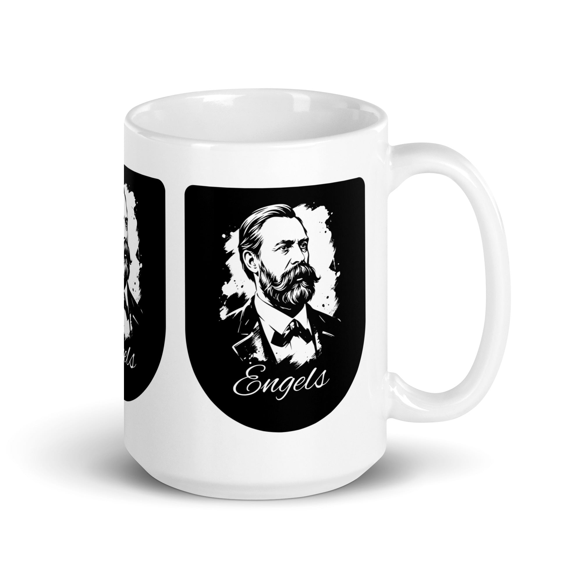 Friedrich Engels Portrait - Mug - The Philosopher's Shirt