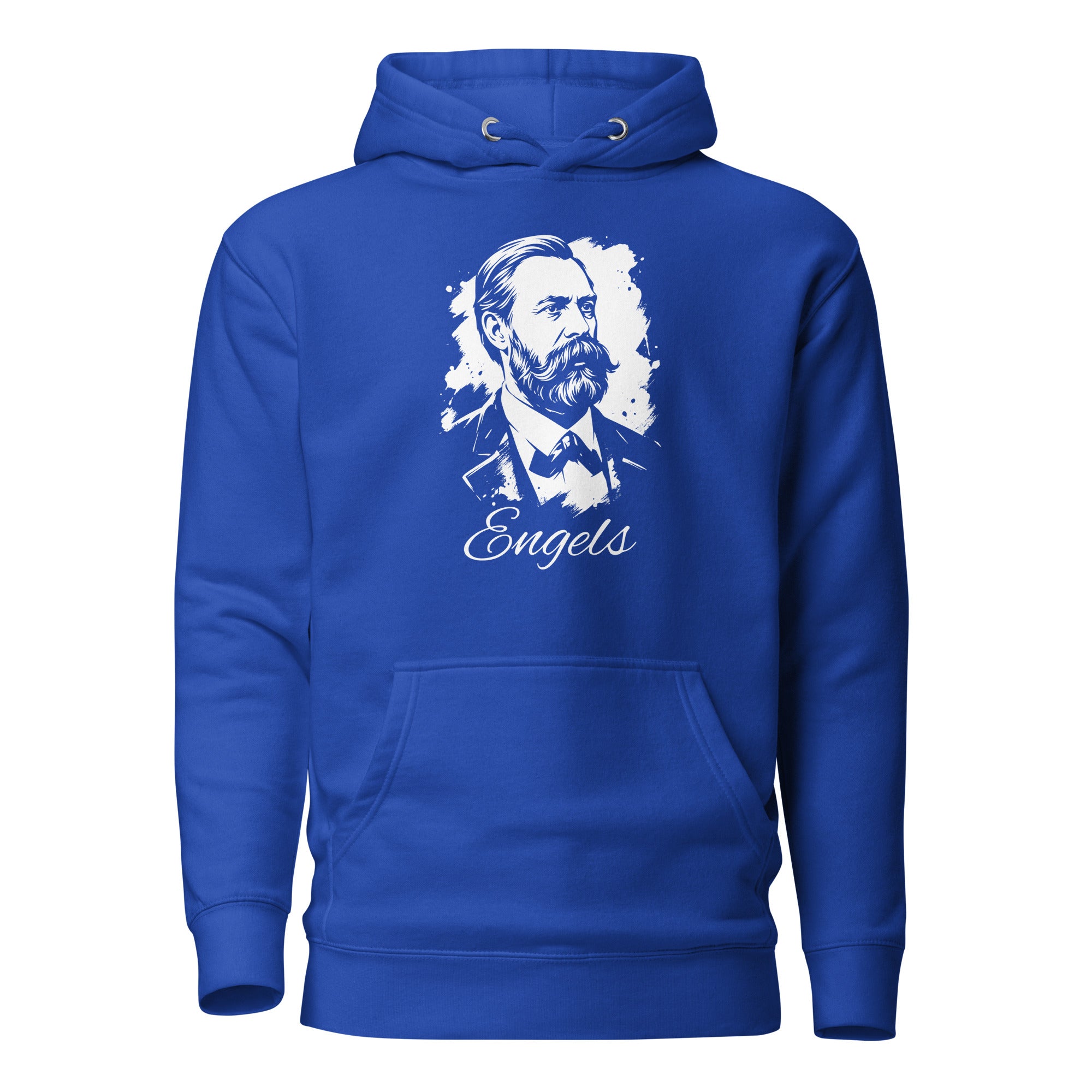 Friedrich Engels Portrait - Premium Hoodie - The Philosopher's Shirt