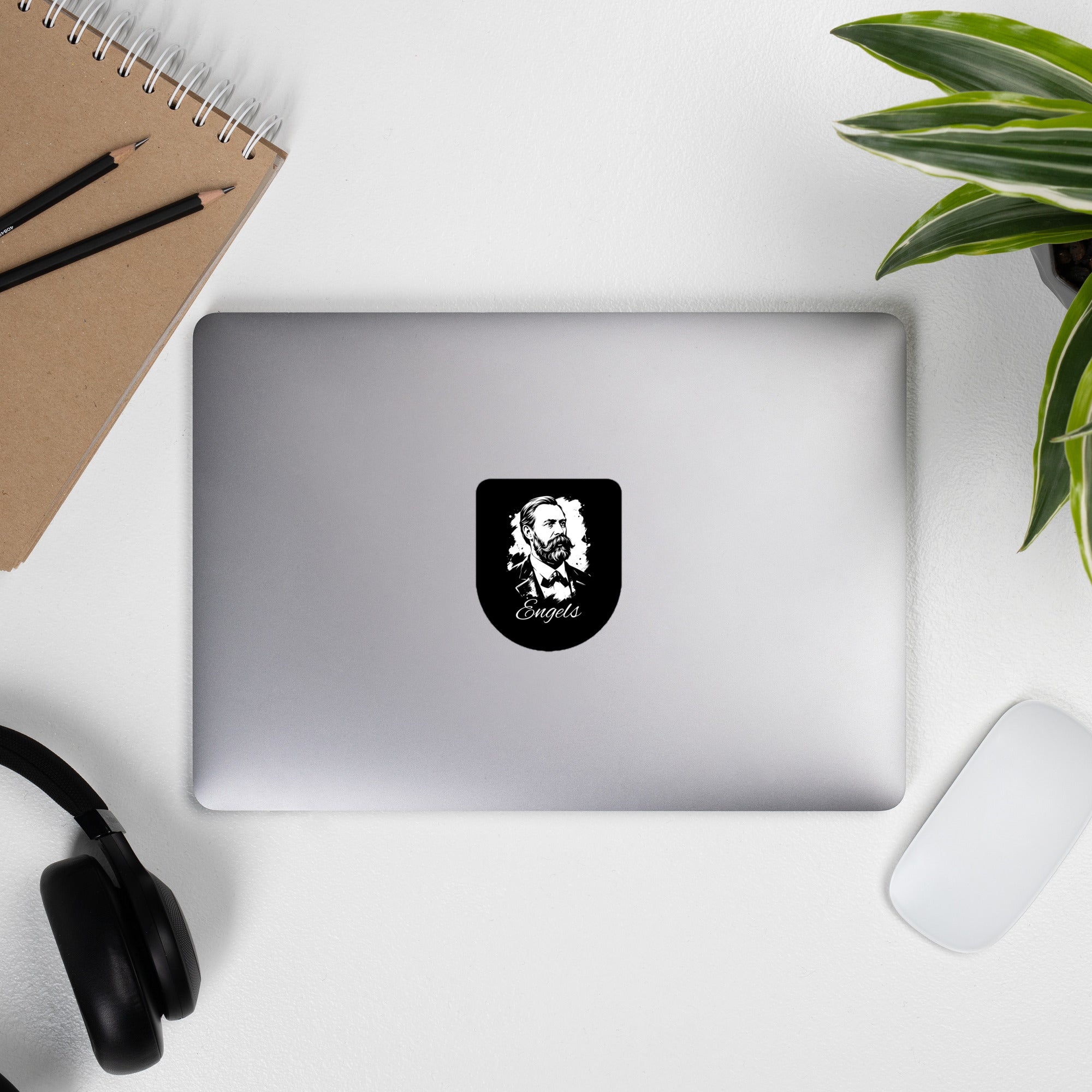 Friedrich Engels Portrait - Sticker - The Philosopher's Shirt