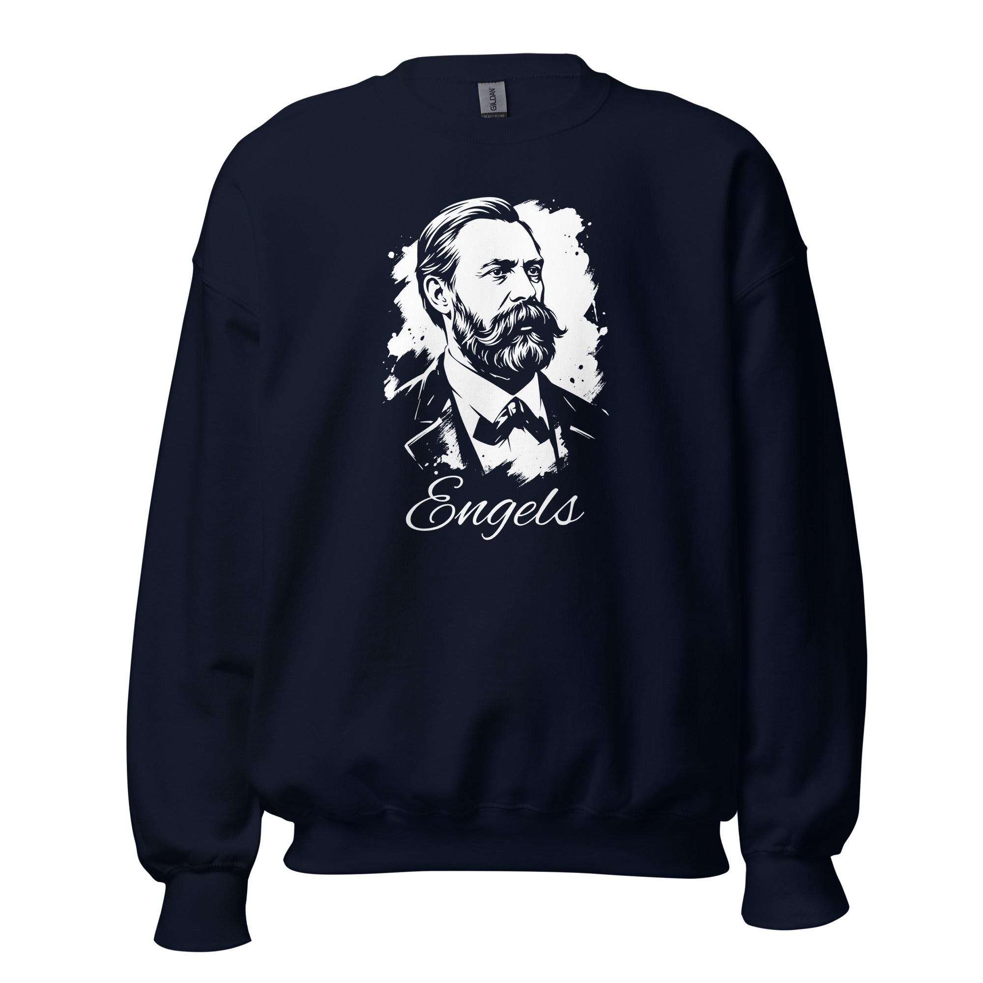 Friedrich Engels Portrait - Sweatshirt - The Philosopher's Shirt
