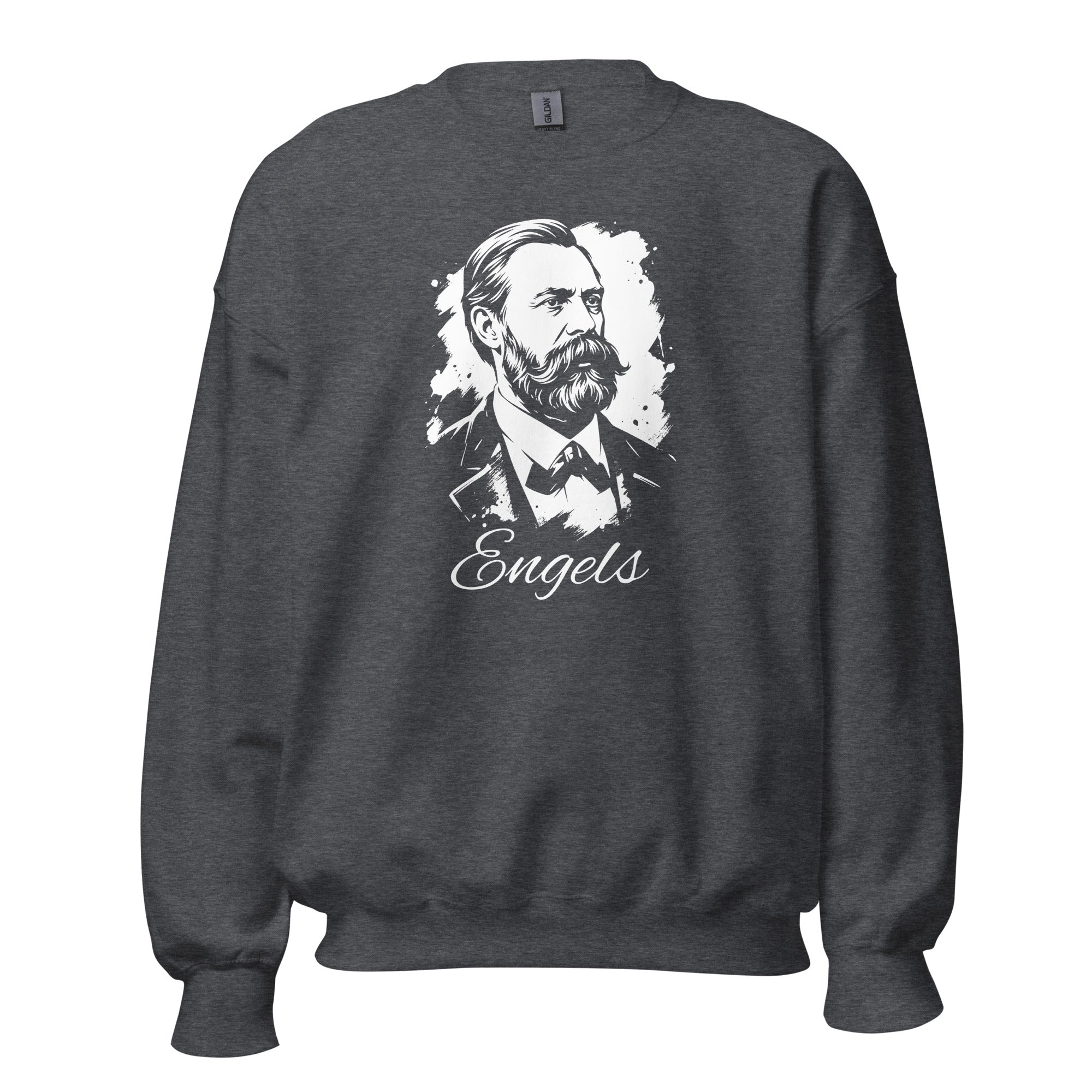 Friedrich Engels Portrait - Sweatshirt - The Philosopher's Shirt