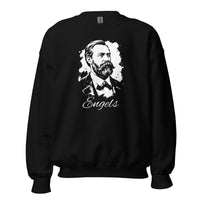Friedrich Engels Portrait - Sweatshirt - Black / S