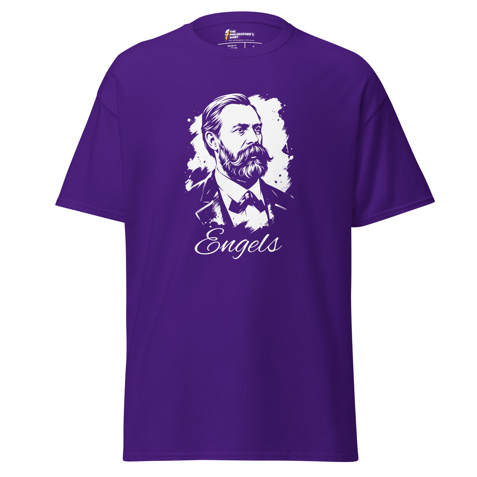 Friedrich Engels Portrait - Unisex Classic T-Shirt - The Philosopher's Shirt