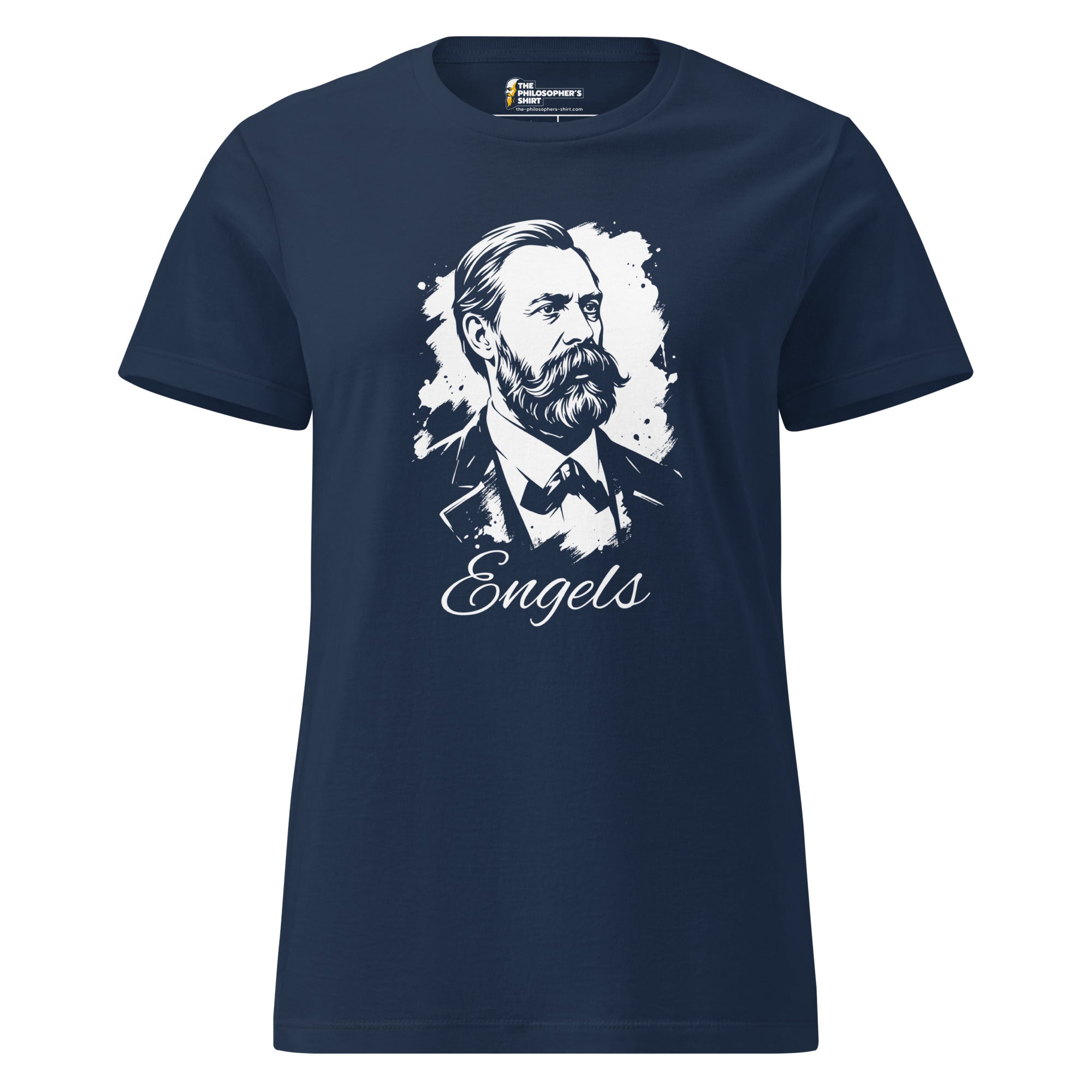 Friedrich Engels Portrait - Women’s T-shirt - The Philosopher's Shirt