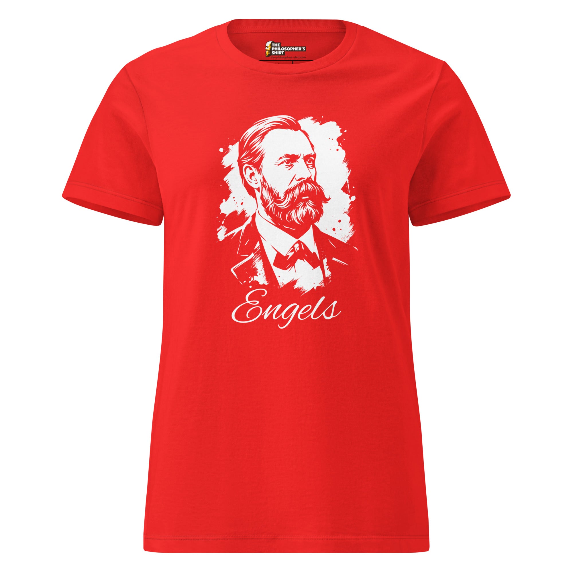 Friedrich Engels Portrait - Women’s T-shirt - The Philosopher's Shirt