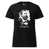 Friedrich Engels Portrait - Women’s T-shirt - Black / S