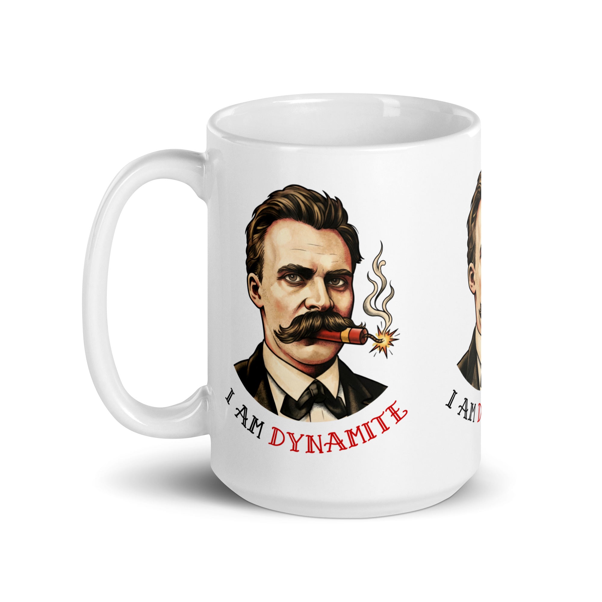 Friedrich Nietzsche: I am Dynamite - Mug - The Philosopher's Shirt