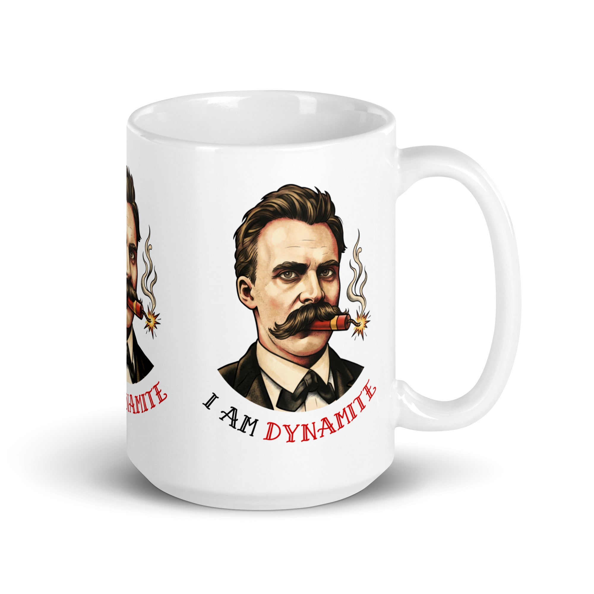 Friedrich Nietzsche: I am Dynamite - Mug - The Philosopher's Shirt