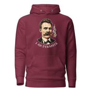 Friedrich Nietzsche: I am Dynamite- Premium Hoodie