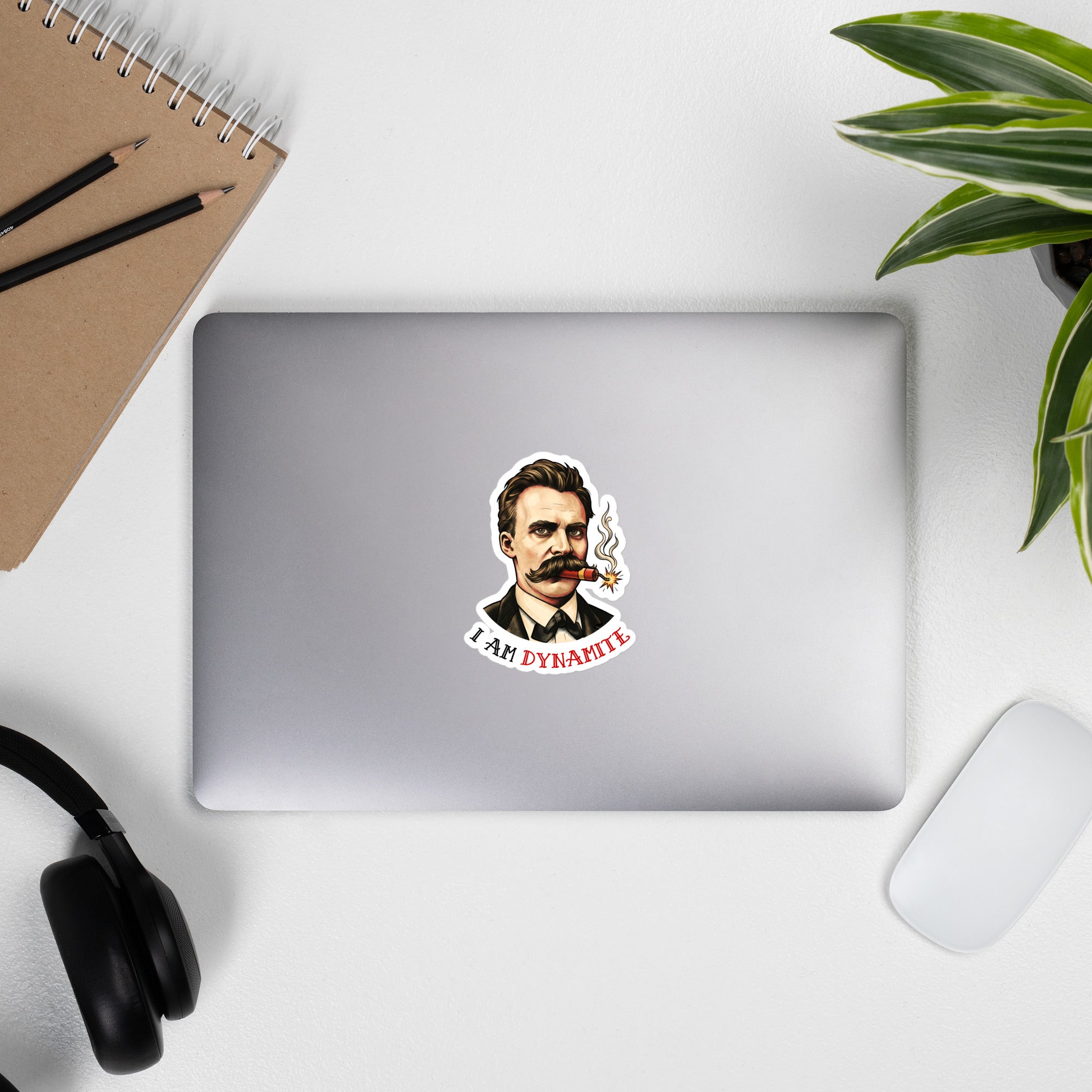 Friedrich Nietzsche: I am Dynamite - Sticker - The Philosopher's Shirt