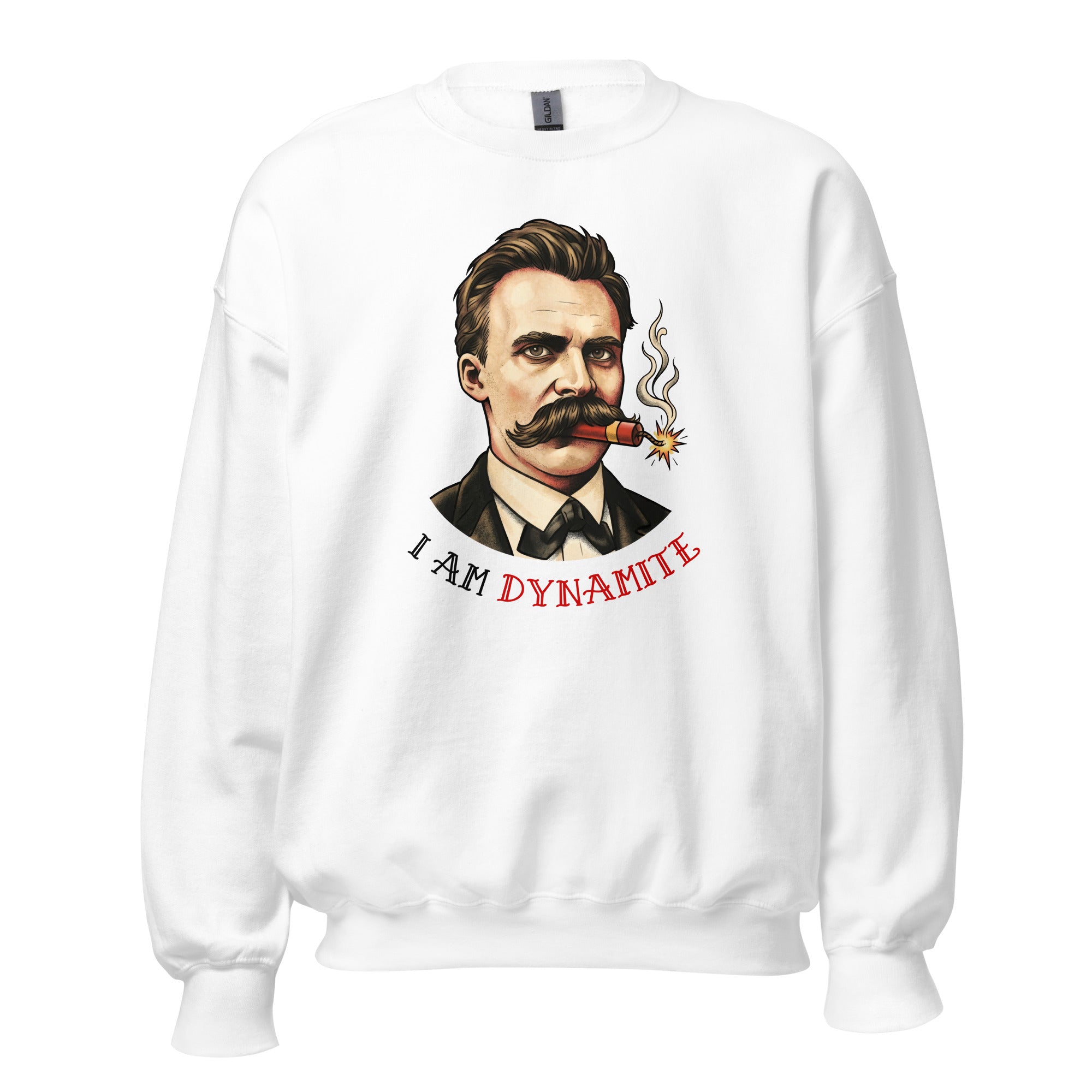 Friedrich Nietzsche: I am Dynamite - Sweatshirt - The Philosopher's Shirt