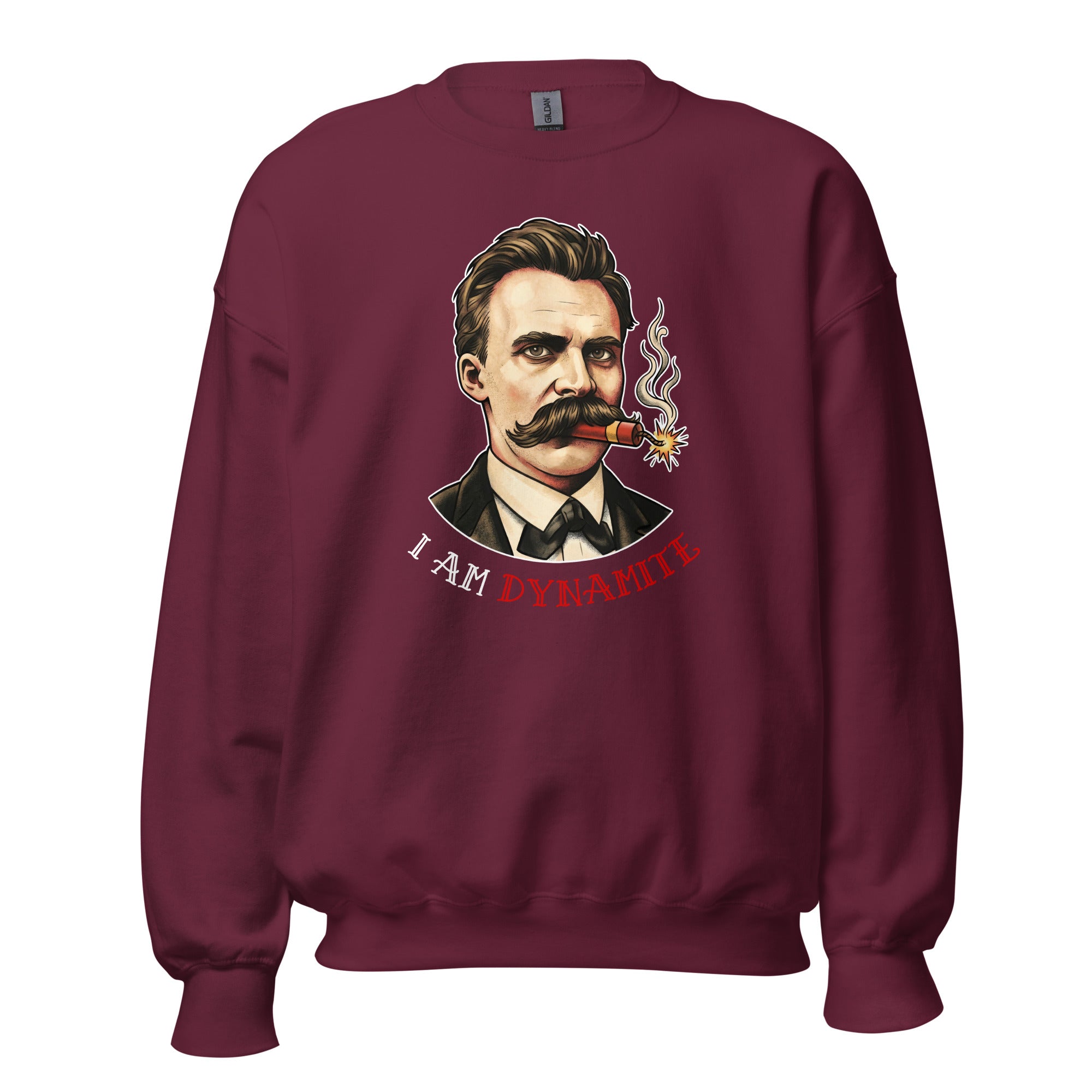 Friedrich Nietzsche: I am Dynamite - Sweatshirt - The Philosopher's Shirt