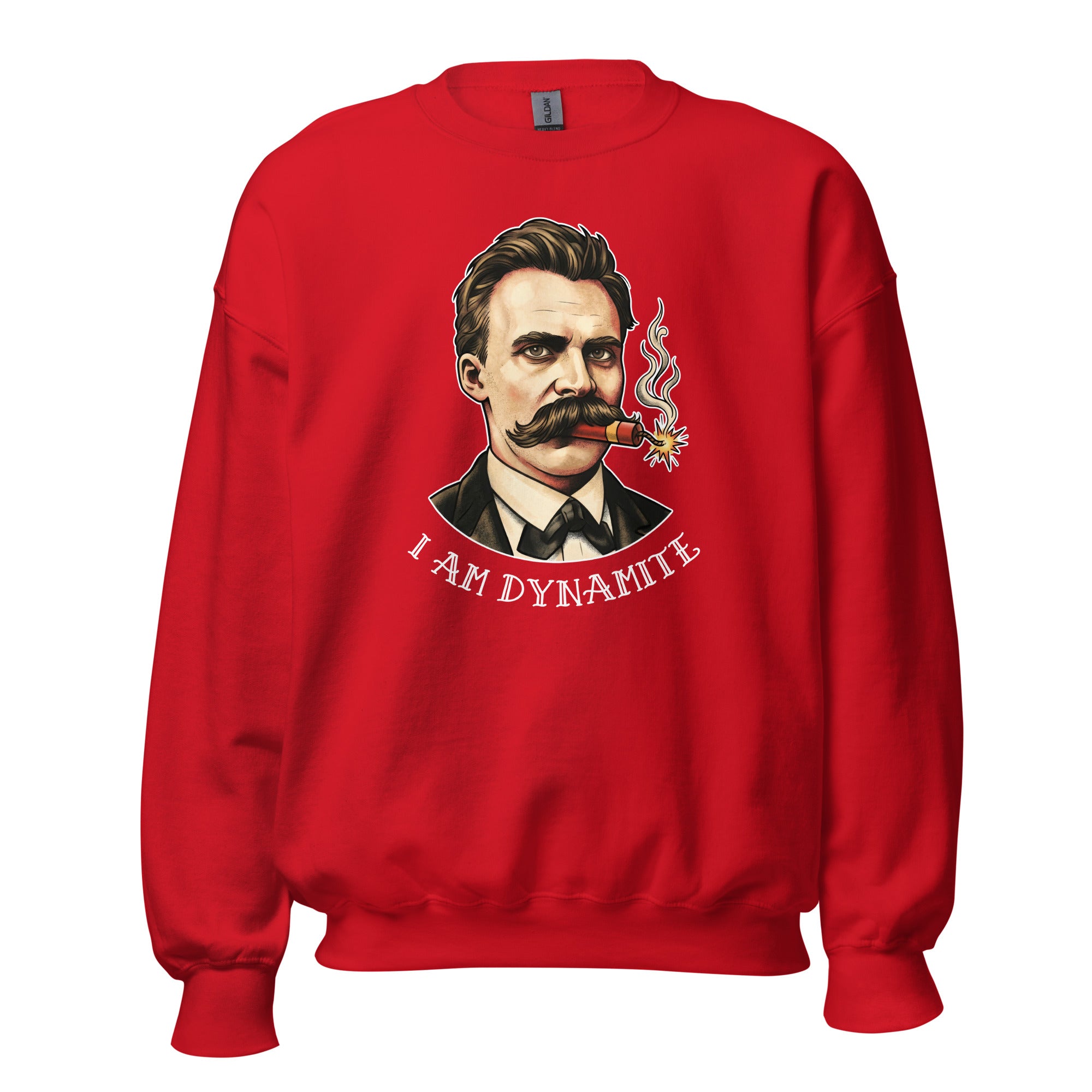 Friedrich Nietzsche: I am Dynamite - Sweatshirt - The Philosopher's Shirt