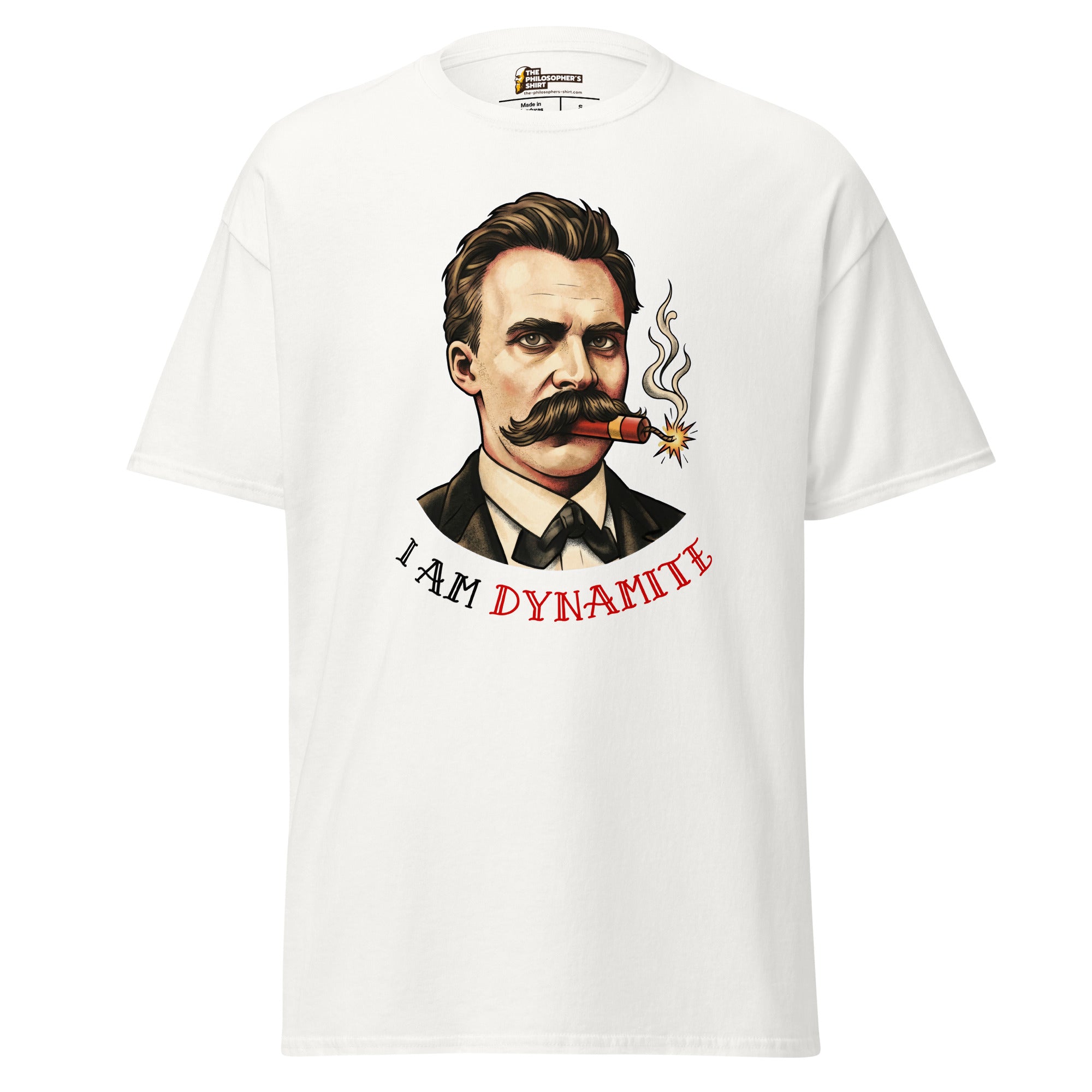 Friedrich Nietzsche: I am Dynamite - Unisex Classic T-Shirt - The Philosopher's Shirt