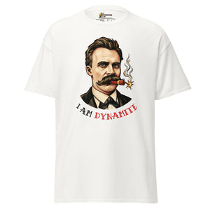 Friedrich Nietzsche: I am Dynamite - Unisex Classic T-Shirt