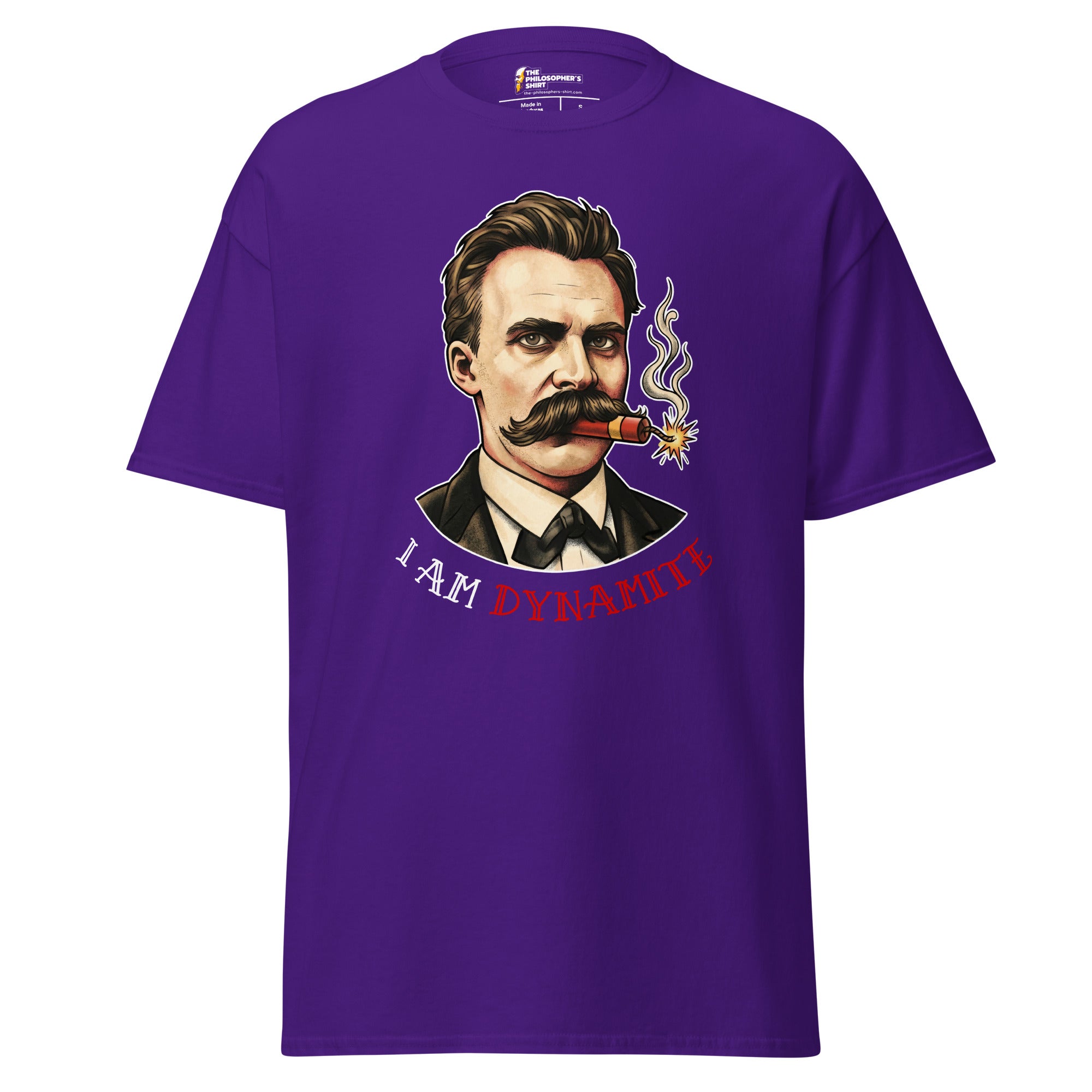 Friedrich Nietzsche: I am Dynamite - Unisex Classic T-Shirt - The Philosopher's Shirt