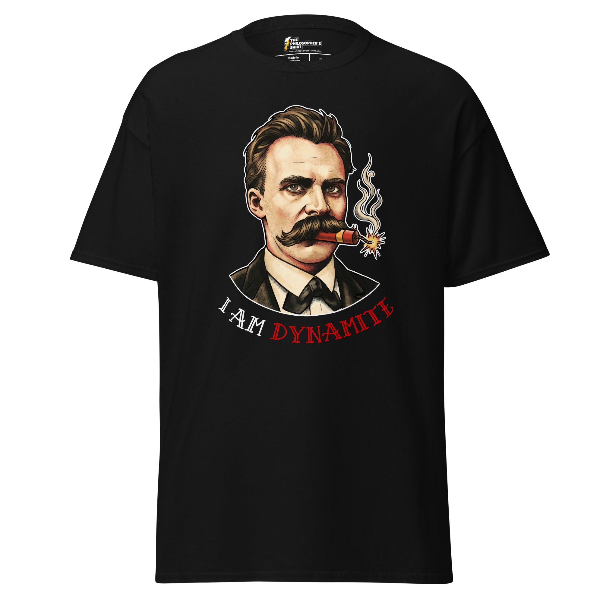 Friedrich Nietzsche: I am Dynamite - Unisex Classic T-Shirt - The Philosopher's Shirt
