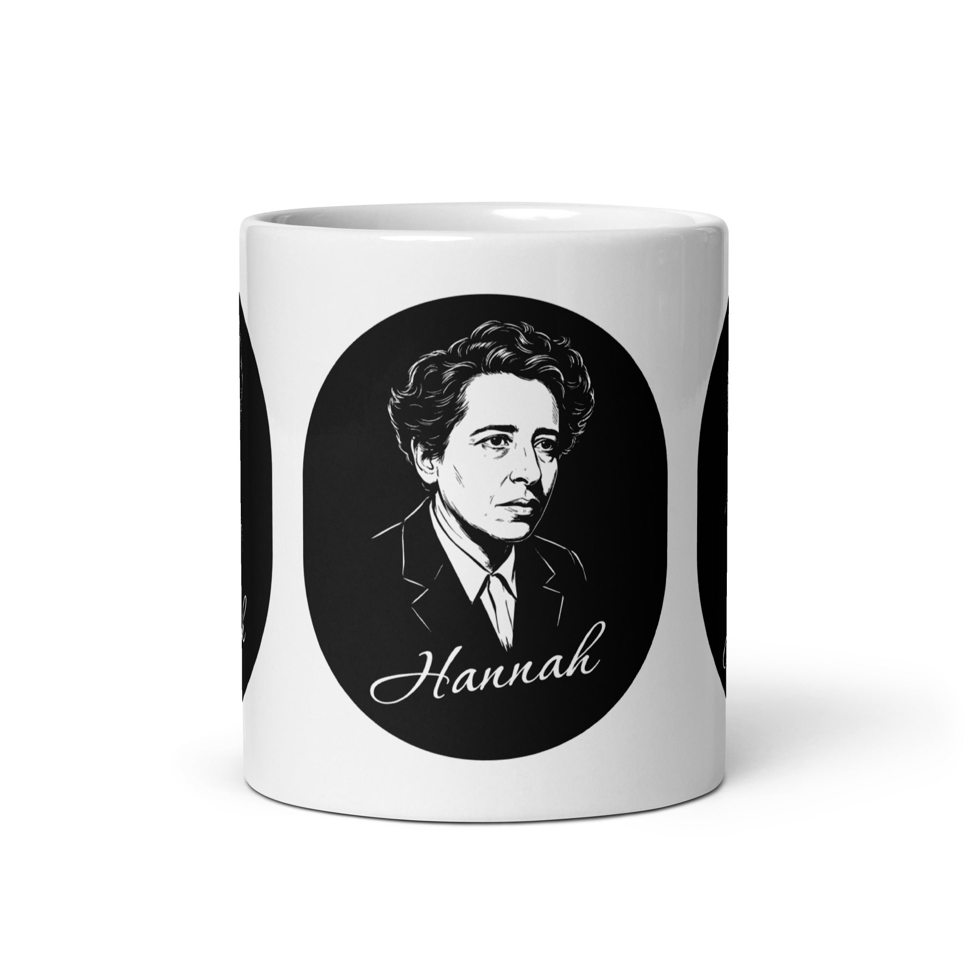 Hannah Arendt Portrait - Mug - The Philosopher's Shirt