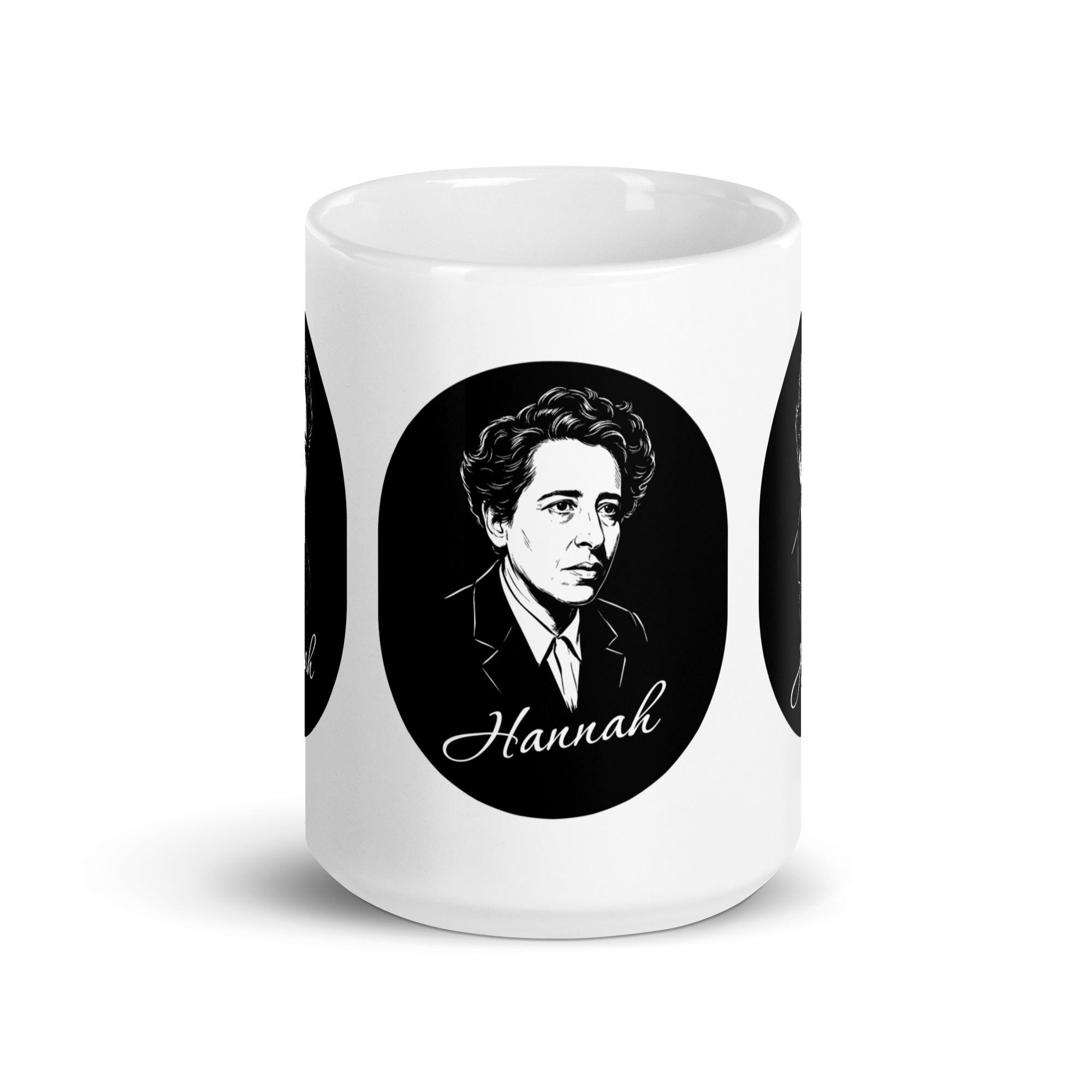 Hannah Arendt Portrait - Mug - The Philosopher's Shirt