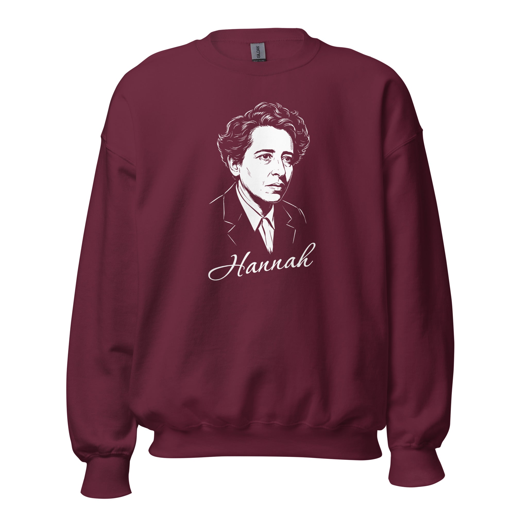 Hannah Arendt Portrait - Sweatshirt - The Philosopher's Shirt