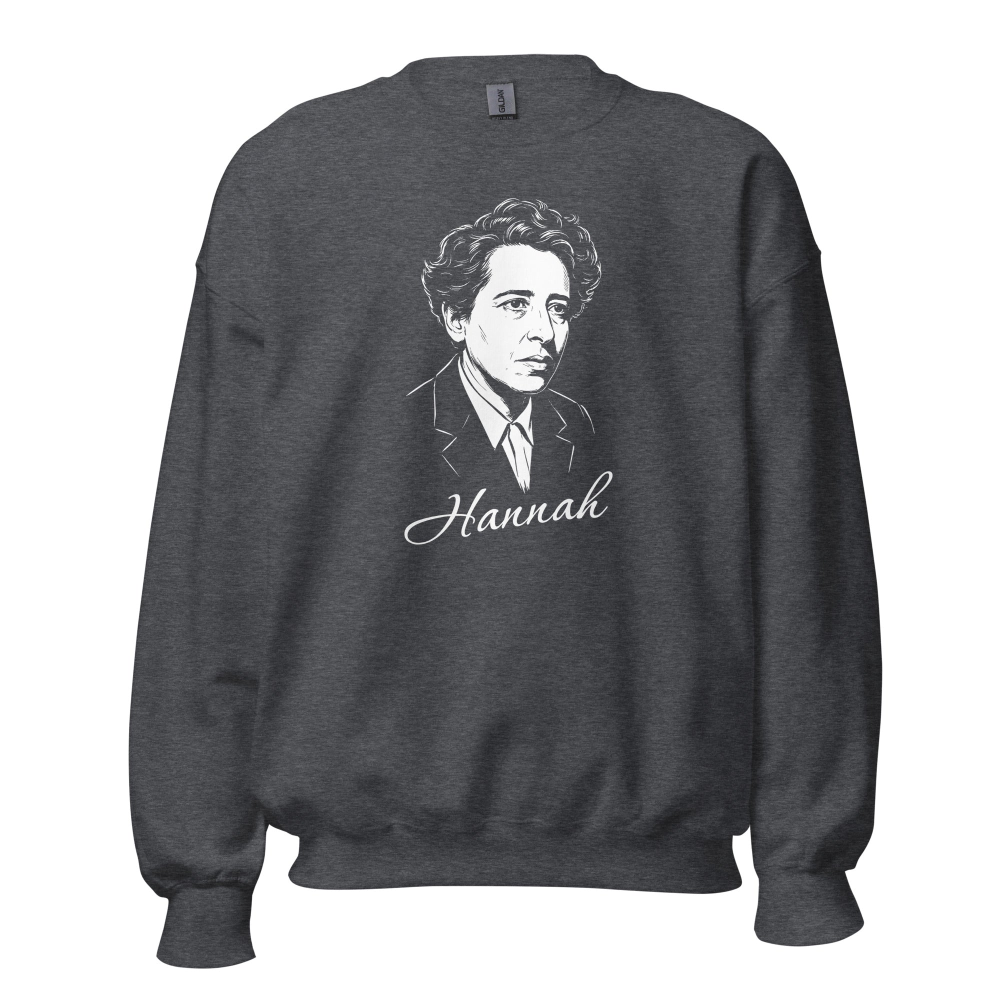 Hannah Arendt Portrait - Sweatshirt - The Philosopher's Shirt