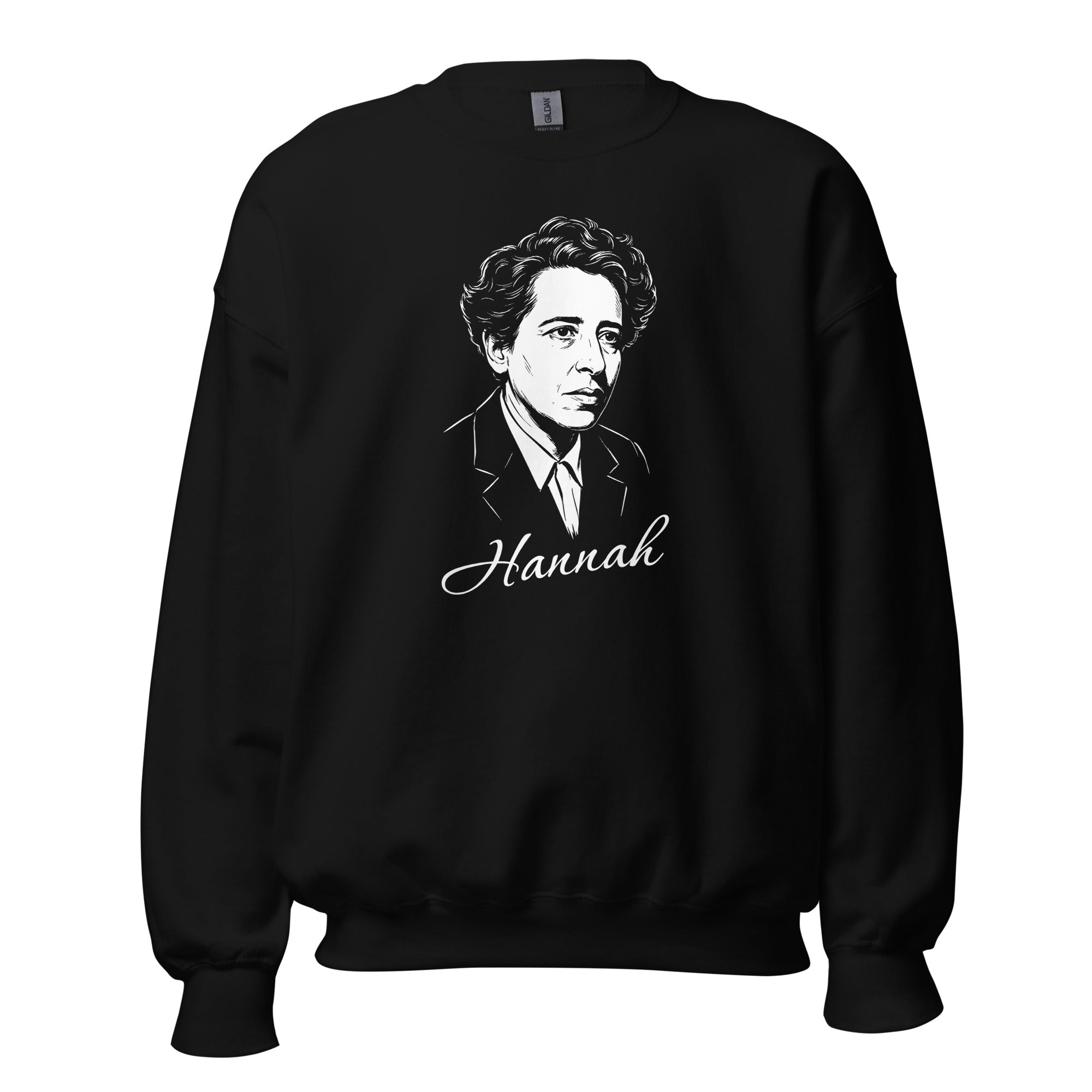Hannah Arendt Portrait - Sweatshirt - The Philosopher's Shirt
