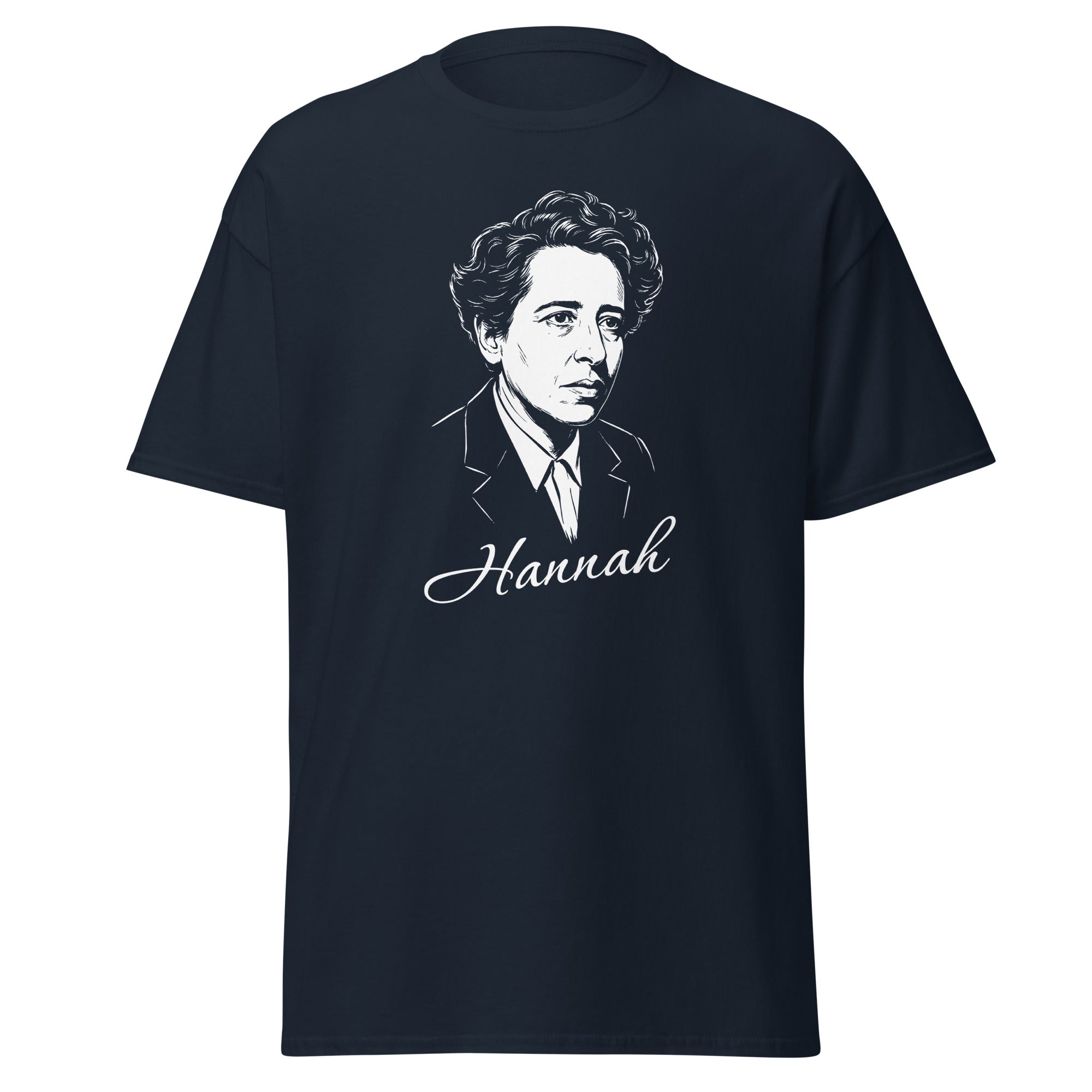 Hannah Arendt Portrait - Unisex Classic T-Shirt - The Philosopher's Shirt