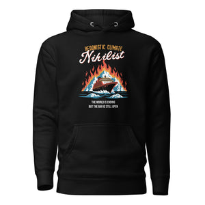 Nihiliste climatique hédoniste - Premium Hoodie