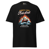 Hedonistic Climate Nihilist - Unisex Classic T-Shirt - Black / S