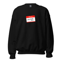 Hello my name is shareholder value - Sweatshirt - Black / S