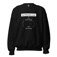 How Philosophy works - Sweatshirt - Black / S
