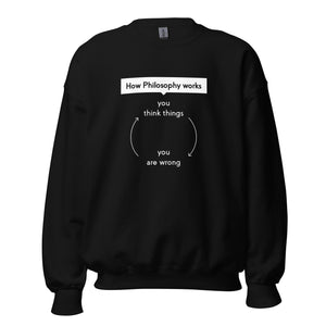 Cómo funciona la filosofía - Sudadera