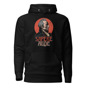 Immanuel Kant - Sapere Aude - Felpa con cappuccio Premium
