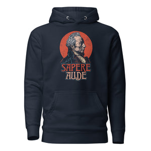 Immanuel Kant - Sapere Aude - Felpa con cappuccio Premium