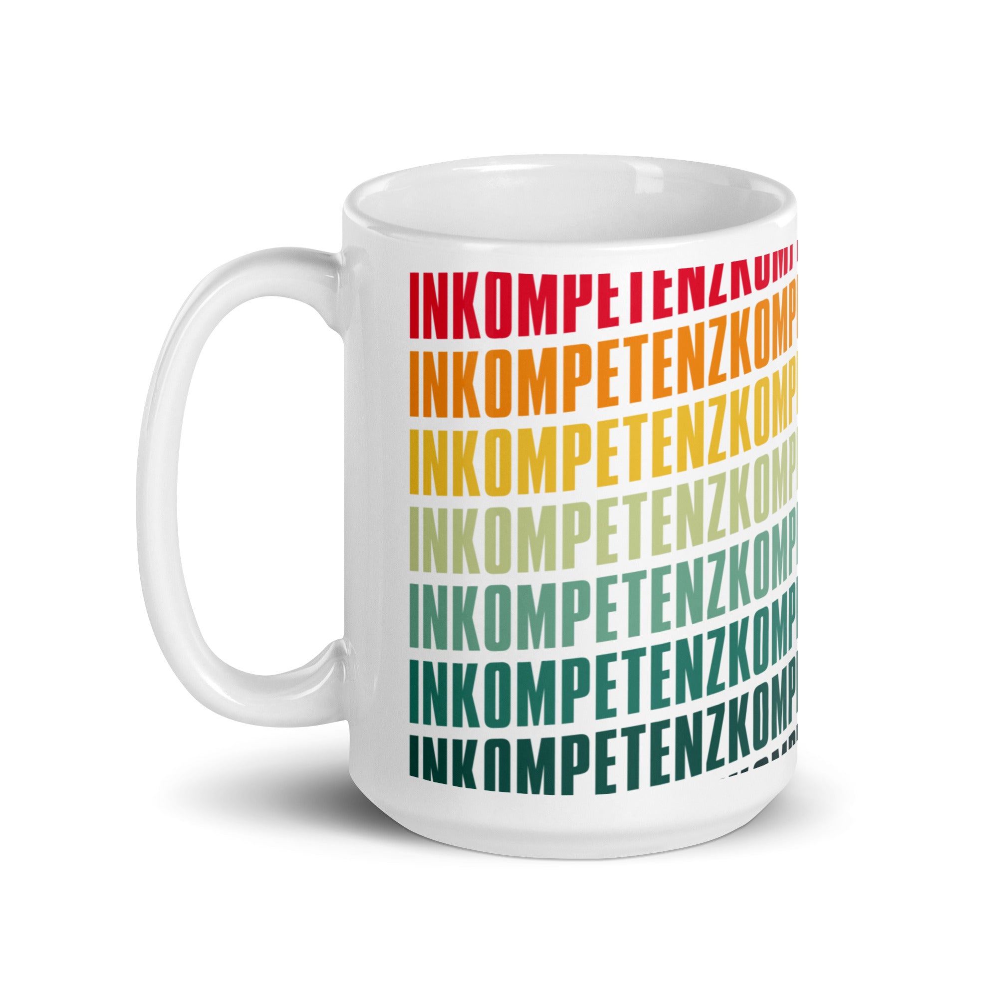 Inkompetenzkompensationskompetenz - Mug - The Philosopher's Shirt