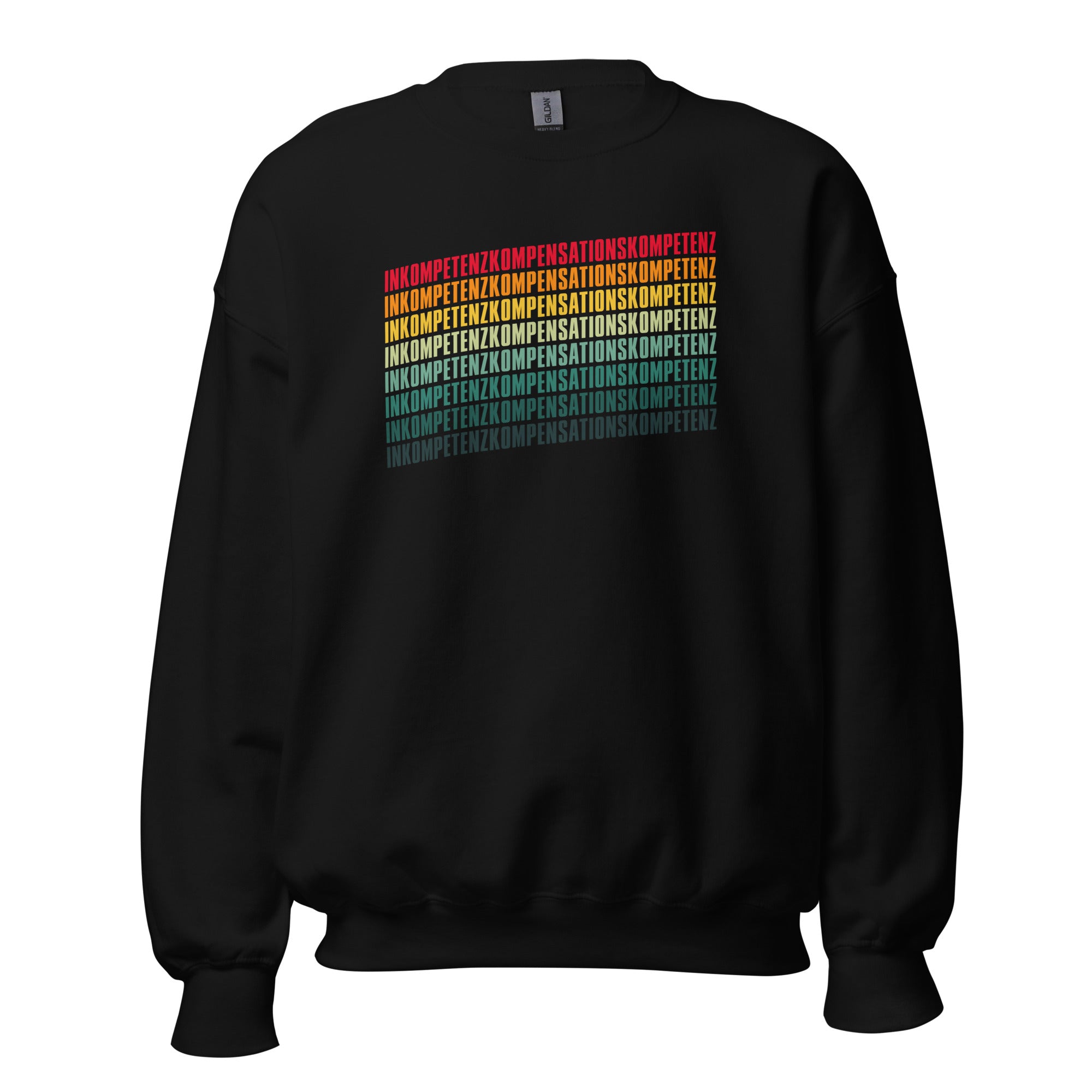 Inkompetenzkompensationskompetenz - Sweatshirt - Black - The Philosopher's Shirt