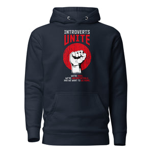 Introverts unite! - Premium Hoodie