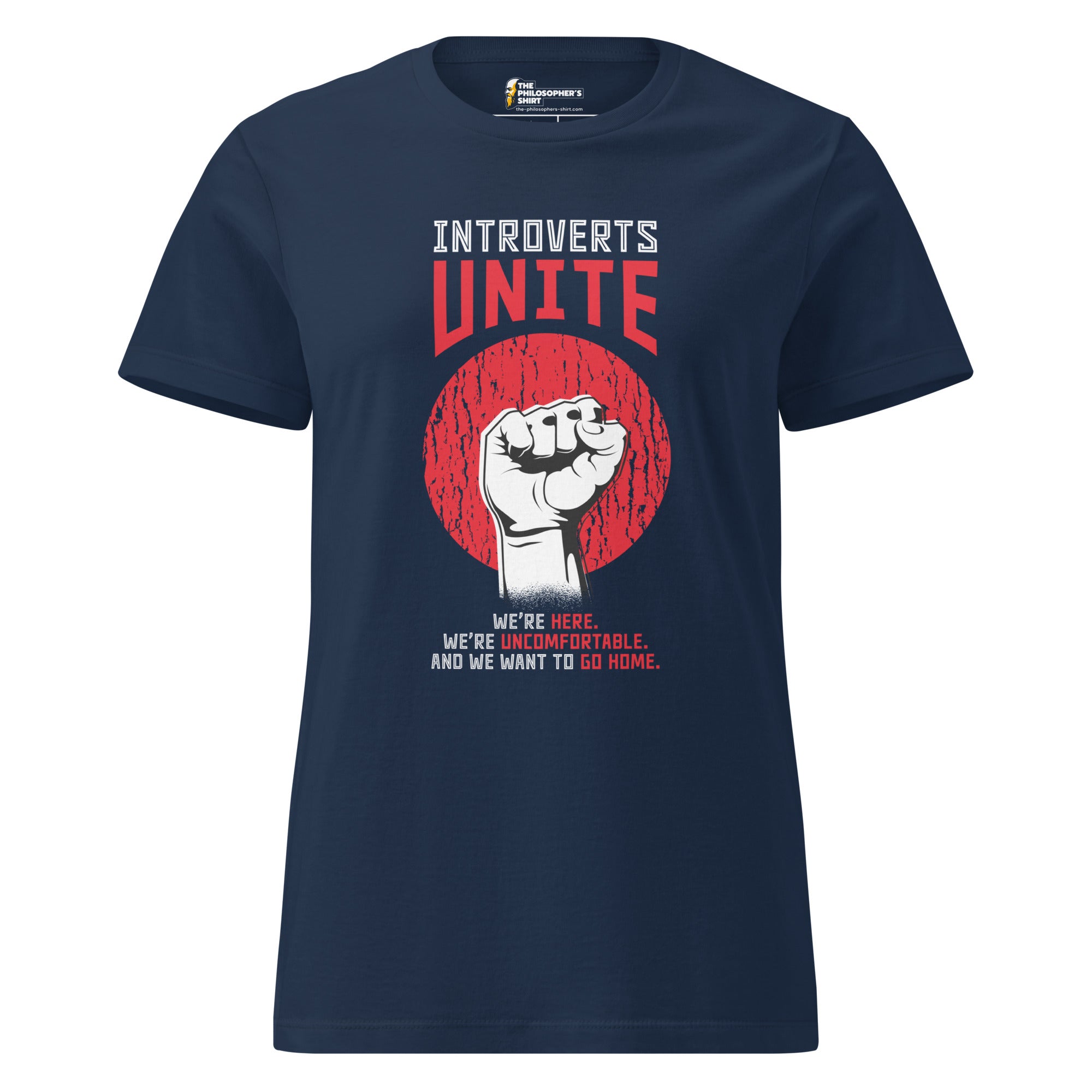 Introverts unite! - Women’s T-shirt - The Philosopher's Shirt