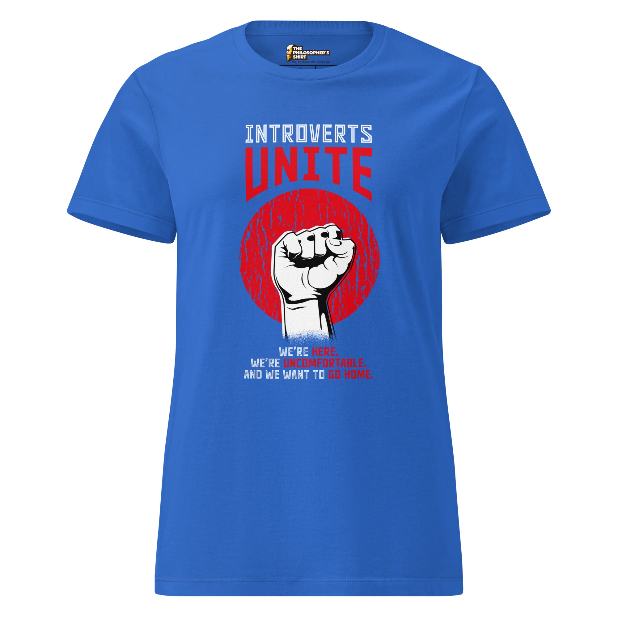 Introverts unite! - Women’s T-shirt - The Philosopher's Shirt