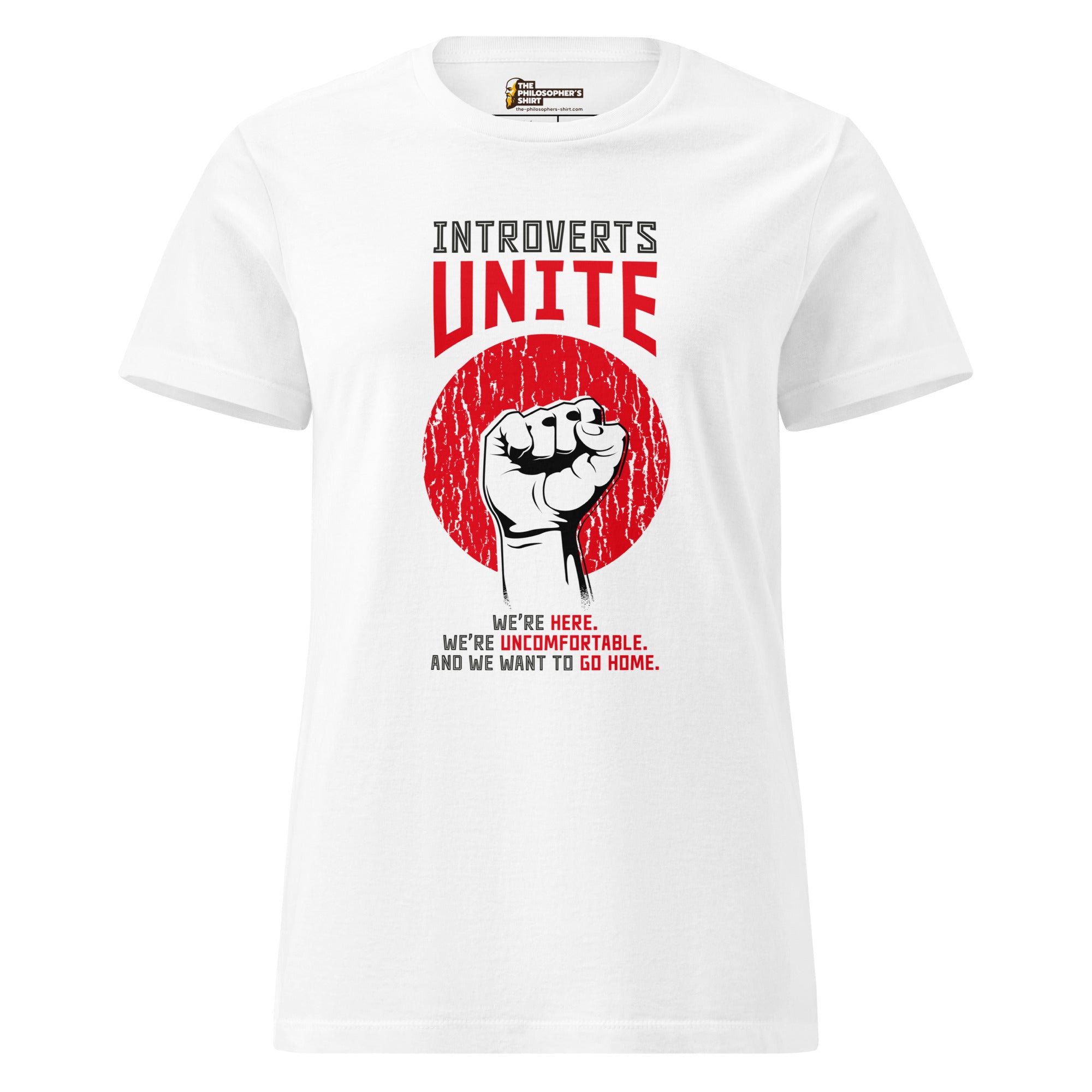 Introverts unite! - Women’s T-shirt - The Philosopher's Shirt