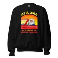 Karl Marx - Get in, Loser - We're seizing the means of production - Sweatshirt - Black / S