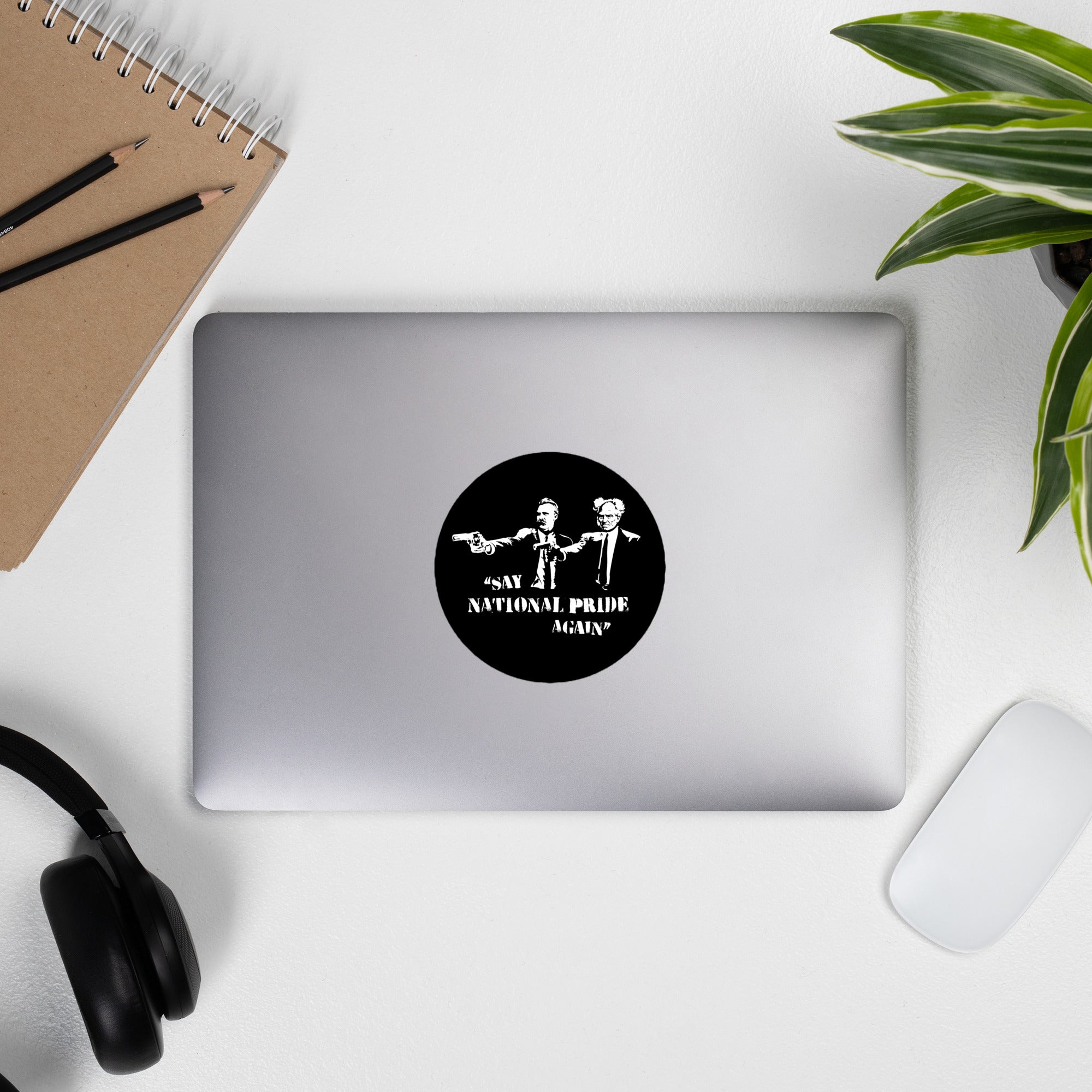 Philo Fiction: Nietzsche & Schopenhauer - Sticker - The Philosopher's Shirt