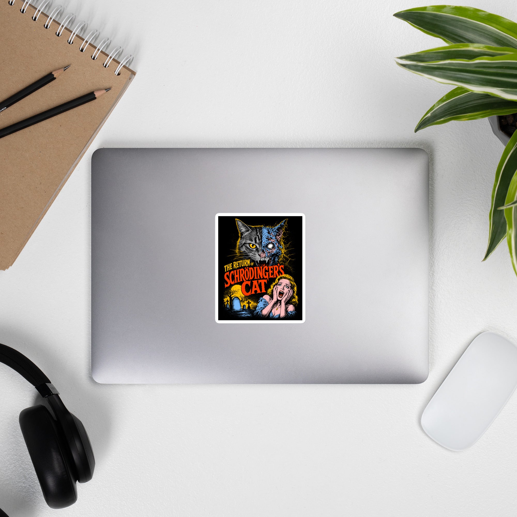 The Return of Schroedinger's Cat - Sticker - The Philosopher's Shirt