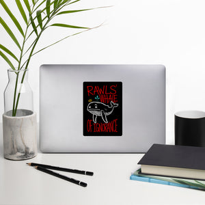 Rawls' Whale of Ignorance - Stickers