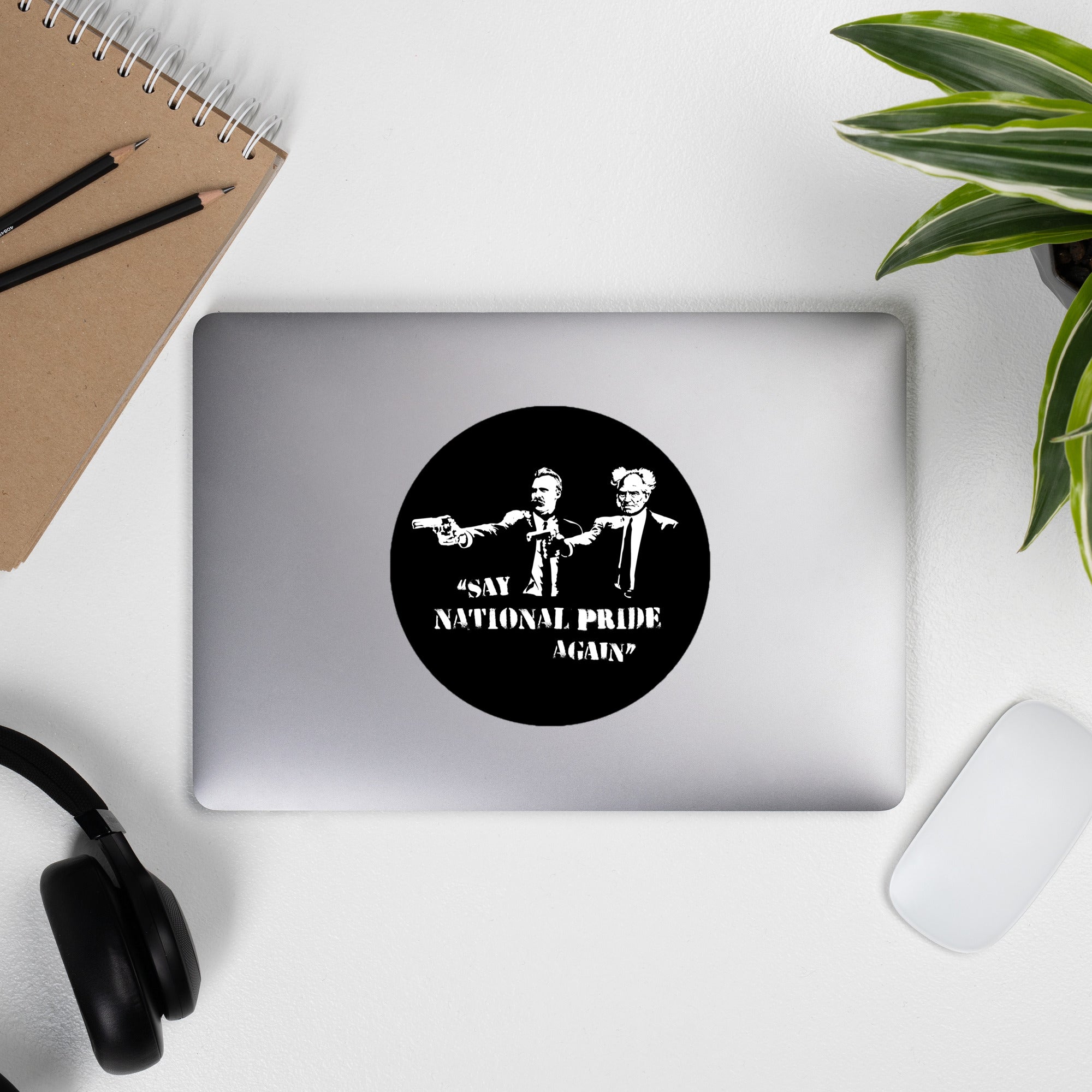 Philo Fiction: Nietzsche & Schopenhauer - Sticker - The Philosopher's Shirt